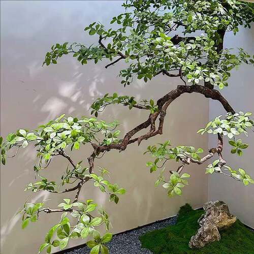 精品挂海岛春花悬挂花艺绿造景室内倒橱植海岛春花物仿真窗植假树