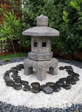 枯394山水石子石石白色灰色砾日德式庭院黑色造景瓜子石碎鹅卵石