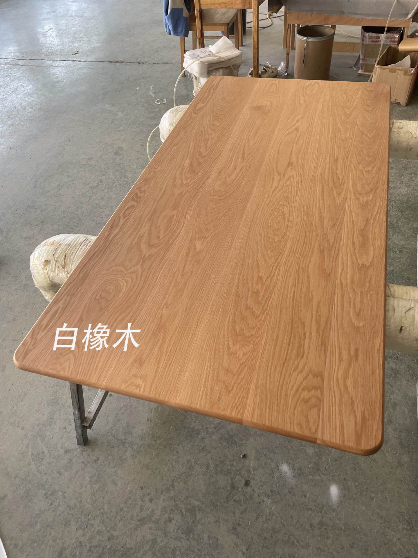 可定.制尺寸实木电动升降桌桌面板黑胡桃木桌板樱桃木红橡木白橡图片