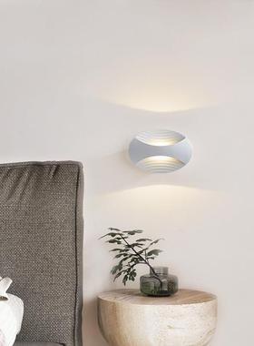 ed壁灯LK-122户外水创意椭l圆发形庭院过道楼梯卧室床头墙防壁灯