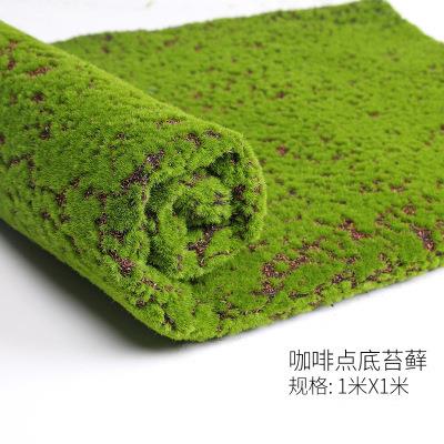 真青苔藓草皮假苔藓仿绿植墙面装饰草橱窗景观盆景植物人工123墙