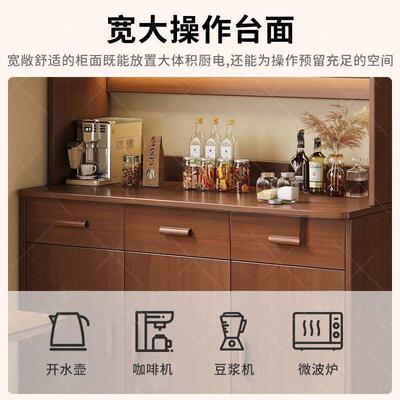餐边柜靠墙加高客储物柜厅厨一体房碗柜收纳JKJ柜多功能茶水柜置物柜