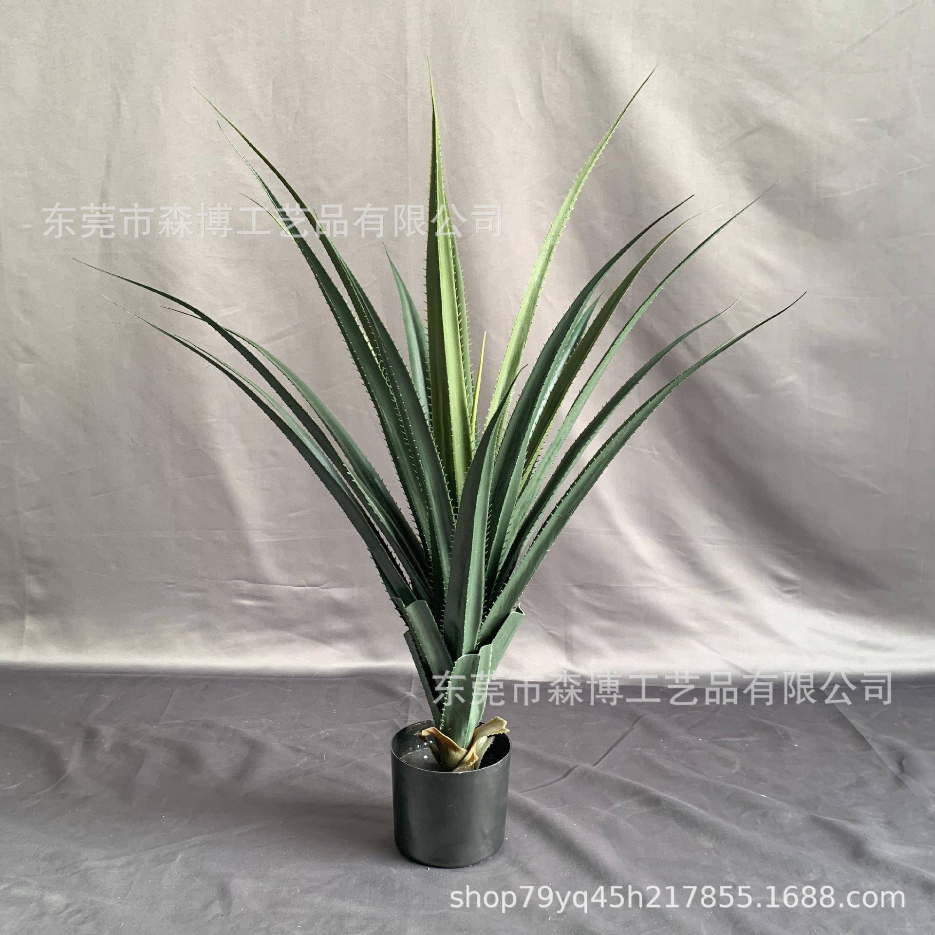 仿真热SB-JL-98漠带绿植兰盆皮栽剑麻剑植物沙多肉芦荟虎兰落地造