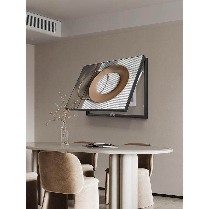 现代简约电BQ694613挡表箱装饰免打配电箱开关遮轻奢挂画孔餐厅画