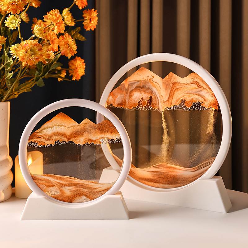 贝汉美创意流沙画摆件客厅电视柜酒柜轻奢家居装饰品沙漏礼物