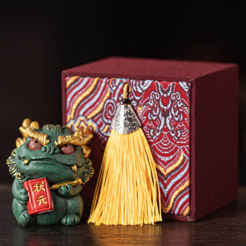 国潮个性风狮爷祝福摆件高中状元手办送考生学生毕业礼物书房装饰