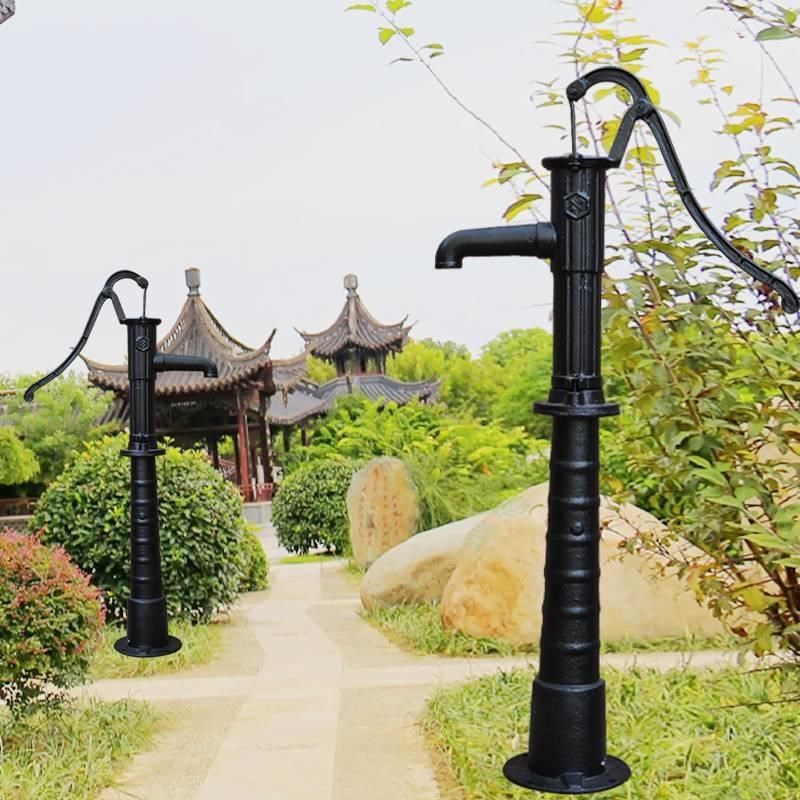 家用水井手摇水井泵压水井手动家用摇水泵井水吸水器手Z压老式铸