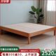 实木床北欧飘窗拼接床1.8米1.5米床榻榻米满铺床板高铺床原木红橡