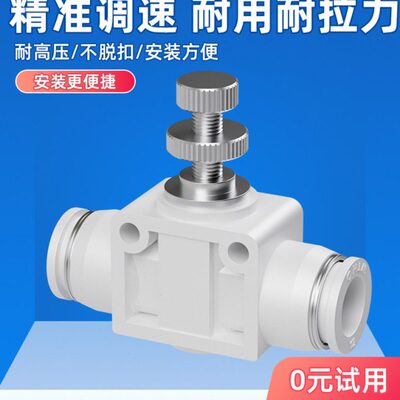 白色LSA节流调速管道阀LSA4/6/8/10/BUC手阀/HVFF手动开关气动