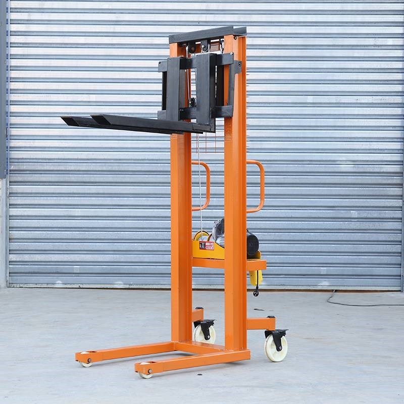 电动叉车堆高车小型m 1吨2吨升降机堆垛车搬运车铲车 手动升高叉