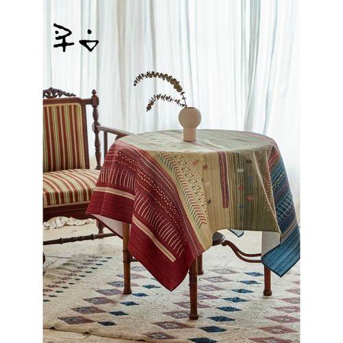 逊悠民族风格覆古波斯餐厅台套桌布家居桌垫防水防油可达奢华高端
