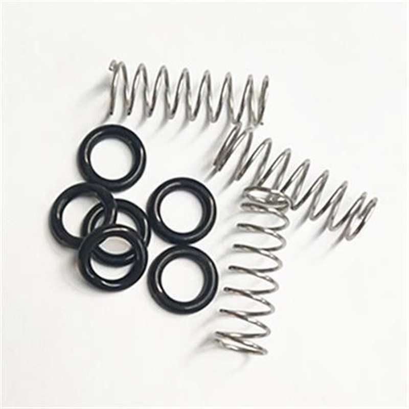 猪用饮水器饮水嘴配件不锈钢弹簧皮垫胶圈胶垫塑料帽铜帽猪饮