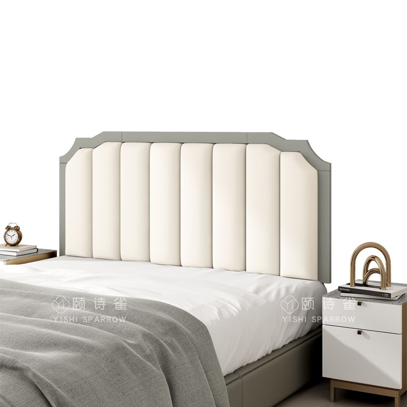 床头板软包靠垫自粘防撞海绵墙围贴猫爪皮简约现代卧室床头靠定制