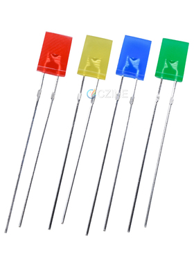 257方形2*5*7mm黄发黄蓝发蓝红发红绿发翠红光绿色指示灯led灯珠