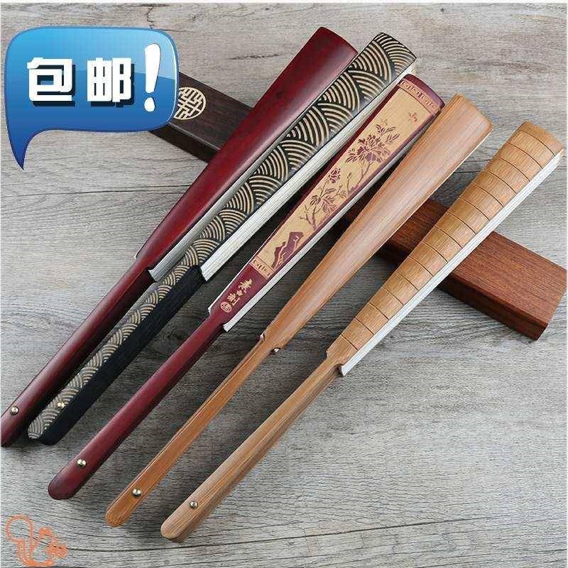 酒吧广告扇婚庆v折叠扇男女舞蹈折扇子蹦迪扇子定制女扇宣传扇