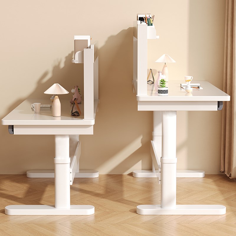 实木电动升降桌儿童学习桌书桌学生家用智能电脑桌办公桌子工作台