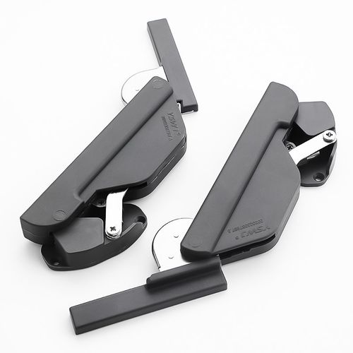 上翻可调支撑免铰链橱柜衣柜玻璃门铝门窄边框木门随意停五金配件