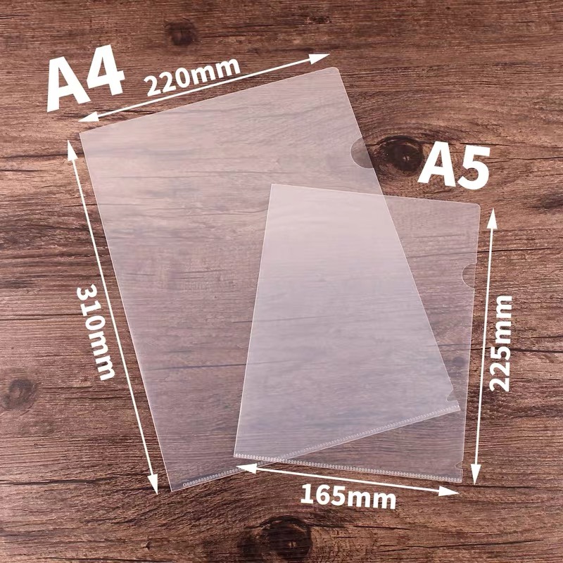 O型文件夹定制封面透明a4插页印logo彩图孕检封套L文件夹资料收纳