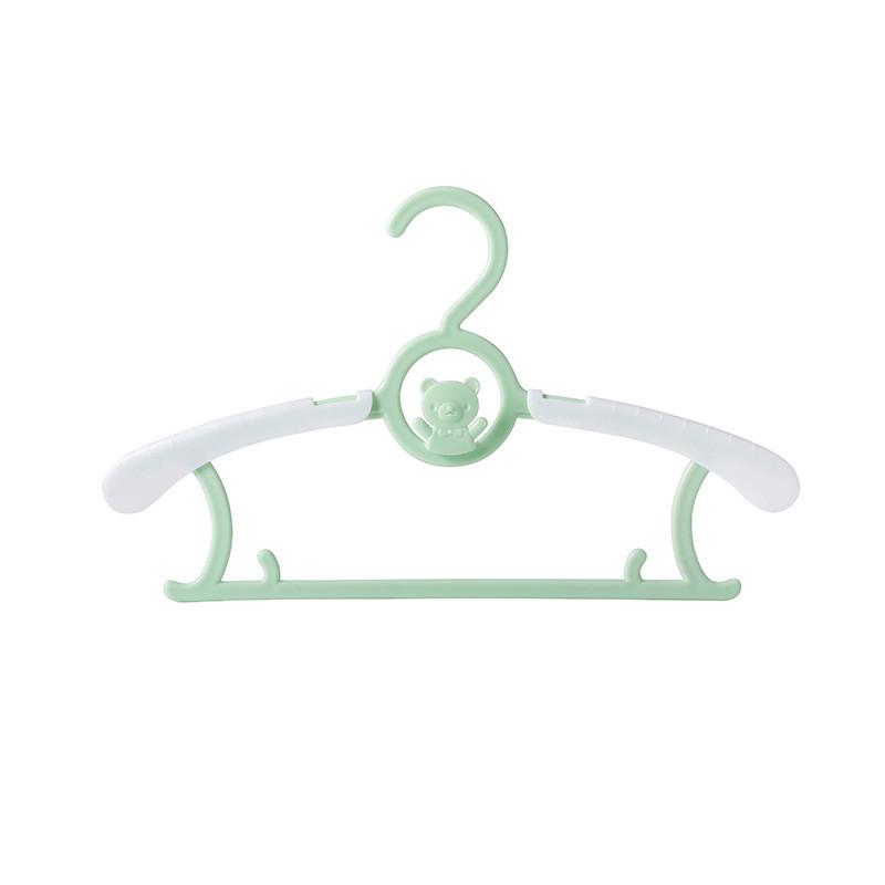 蒂爱儿童衣架多功能新生婴儿宝宝晾衣架夹子伸缩防滑宝宝衣挂收纳