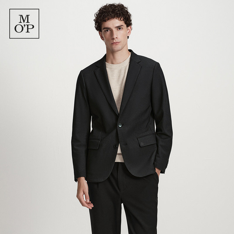 Marc O'Polo/MOP2026春季新款抗菌花纱四面弹质感西装外套男西服