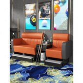 台球厅观球椅比赛专用卡座茶几看球沙发凳轻奢高端桌球室休闲座椅