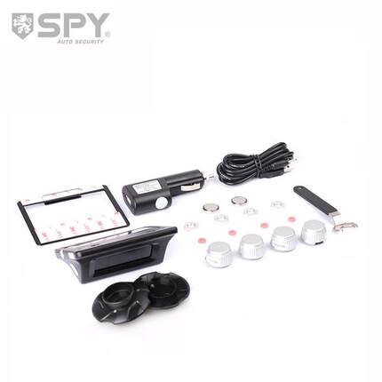 小压飞将tps汽车胎玻监测系统LCD挡风璃无线太阳能外置771传m感器