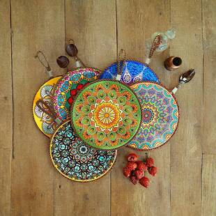 餐桌垫家用碗垫双热烫层软木餐隔垫砂锅垫陶瓷盘垫防北欧549风情