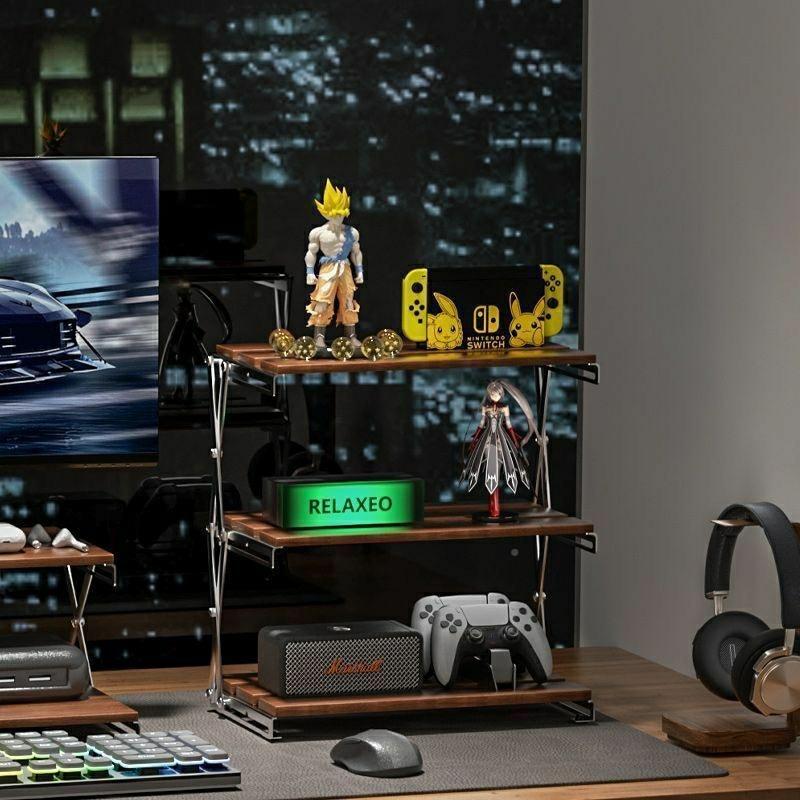 见详情桌物上收纳书架架桌面桌多层洞洞置书架子露营工厂一件