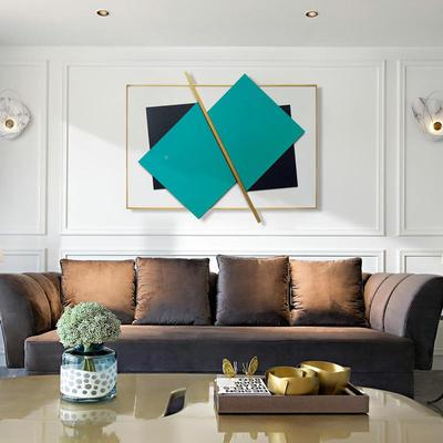 几何现背代简约体画CTP客厅饰画沙发景墙样板房玄立关装餐厅挂画