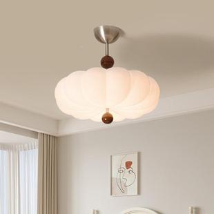 室灯现代简约南瓜云灯奶油860书卧风朵护眼儿童房房中山灯具