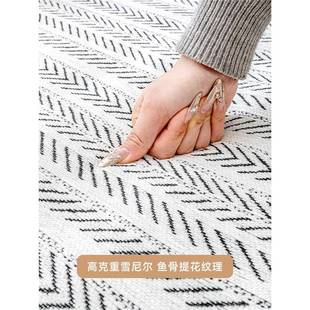 鱼骨纹飘窗窗台垫卧轻复高级感雪尼古尔室阳台坐垫子Sp648Jar垫可