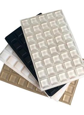 梯形正方形硅胶黑色防撞胶透明白色防滑胶垫减震梯形垫橱柜胶垫