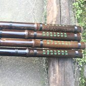 六孔八孔f调g调专业老紫竹扎线单节初学专业演奏正手反手洞箫乐器