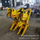 钩机树桩挖拔机挖机树根拔起器20吨挖掘机树墩挖拔机挖拔树根夹子