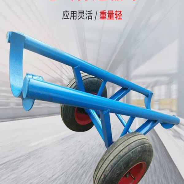 电力施工单双杆电杆运输电线杆运杆车拖杆运杆炮车拉杆车汽车轮胎