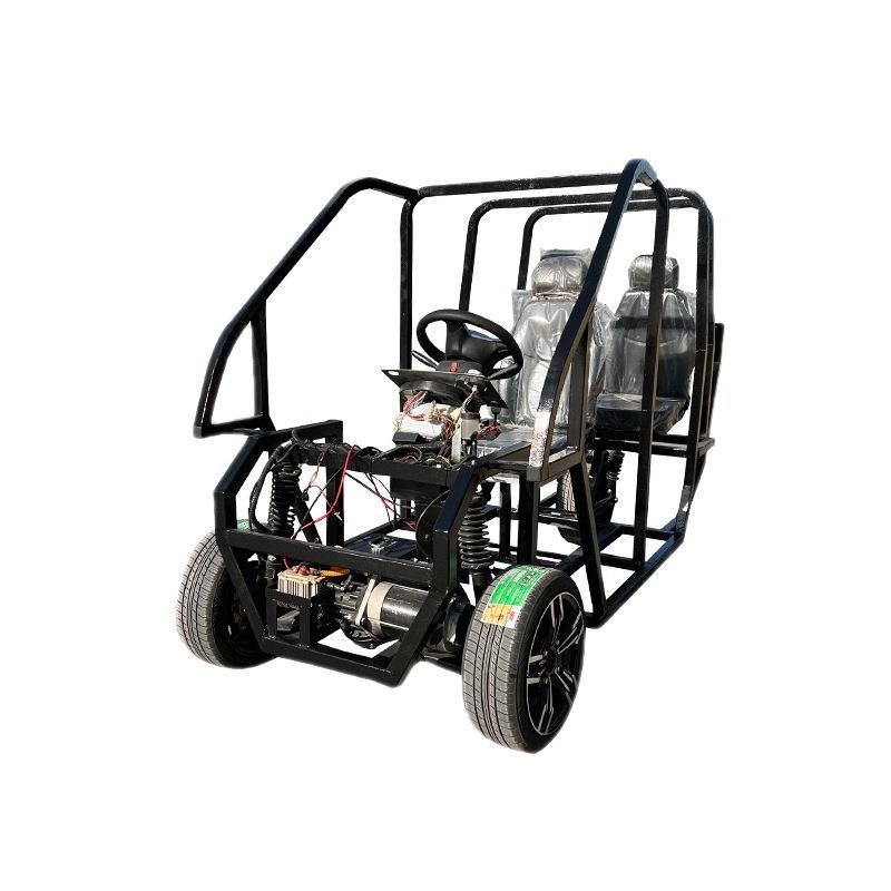 新款电动三轮车不倒翁倒三轮大功率三座可加装车棚麦弗逊独立悬挂