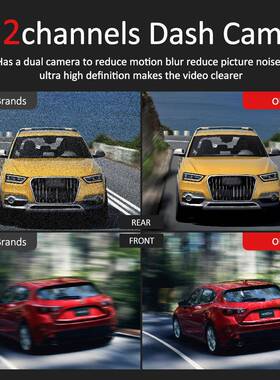 2025新款录4K行D车记录仪高清AAS循585环录记像3.双2寸GPS车载录