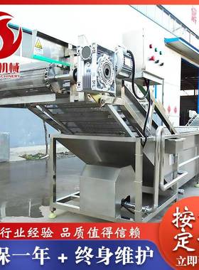 果喷淋气泡清清洗机豆NVF腐气泡洗机流水蔬皮线