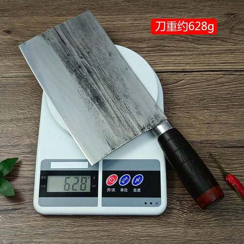 老工匠手工锻打老式家用600用菜刀切片食刀斩切熟刀厨刀师专锋利