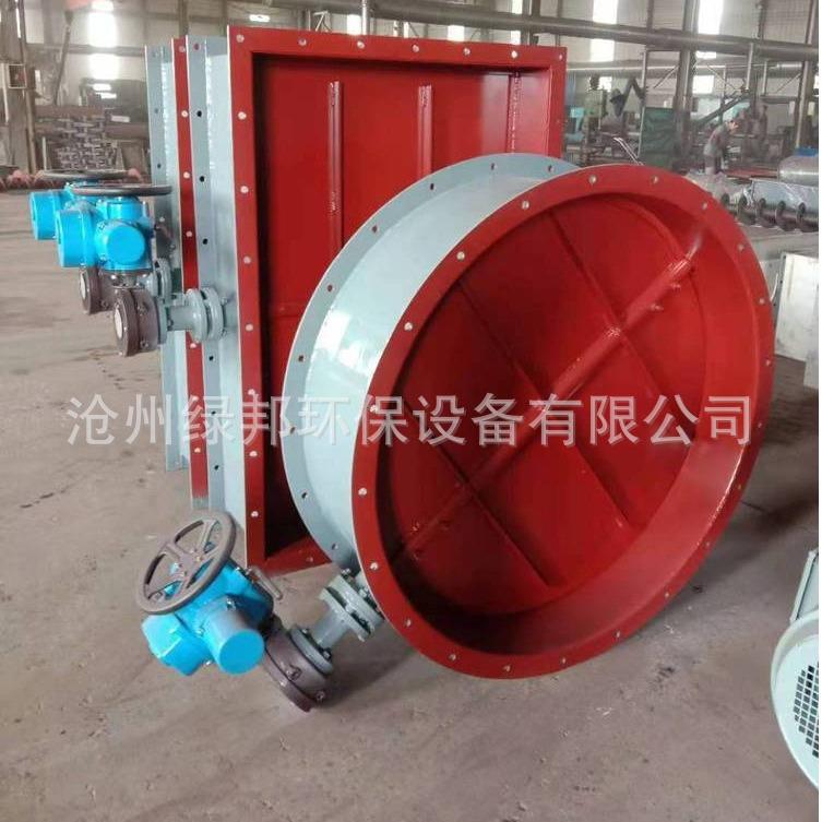 电动除尘通风蝶阀烟气管道调风阀气动手动不风量调节阀调RKB风阀