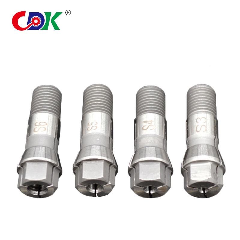 自动钻孔机攻牙机钻配件攻丝CT夹头多轴器夹头C型夹头床弹性丝6锥