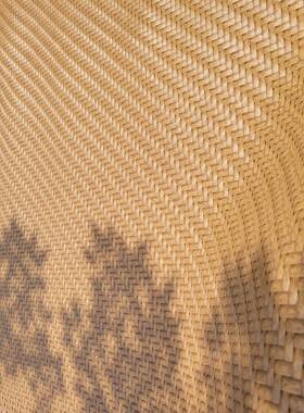 修竹席吊顶房间BGR面化竹编农家乐墙民宿中式装饰仿复装古碳席子d