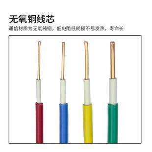 广东庆丰BVV双皮单3芯1-540缆方电缆护套线铜芯家装工程电线平电