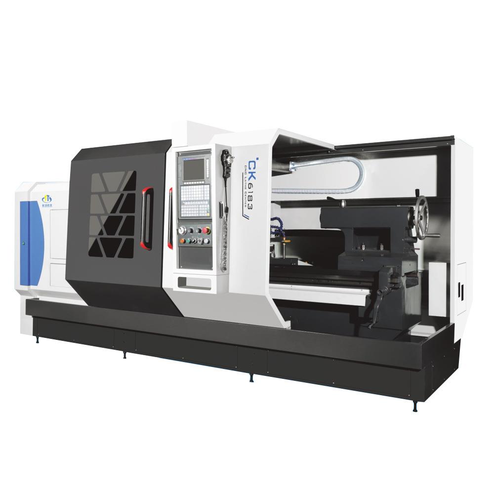 上海直销刚性切削整体床身CK6183长度3米6180数控车床回转800车床