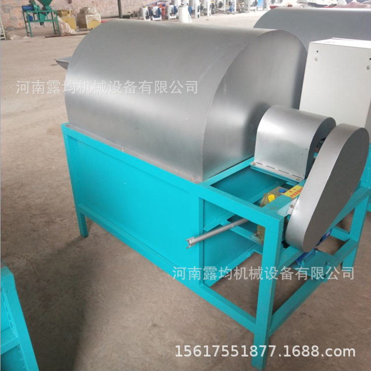 小型电炒货机炒板栗设备一台多少钱 滚筒式多功能花生辣椒翻炒机