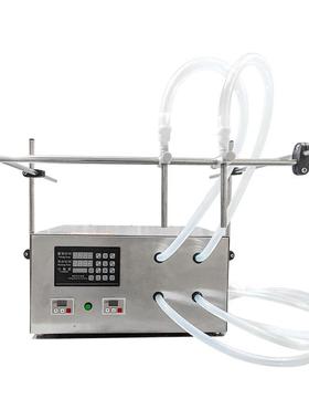 双头大流量液体灌装机食用油矿泉水VC水白酒小型电动数控分装机