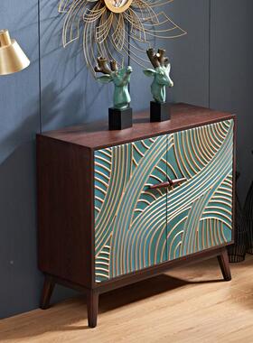 至高美式轻奢柜鞋29850柜玄关柜一体门进隔断柜边柜餐实木储物工