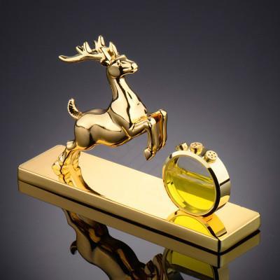 新汽摆件66车车款载车内饰品创用意款车饰品合金马款