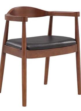 YFJ总统椅北欧实手木代餐椅肯尼迪总统椅靠背式带扶现YFJ总统中办