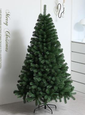 圣诞节圣诞树豪华绿色.树家用15米1.8米2.米仿真裸加密di豪华加密